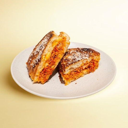 Cheesy Kimchi Tuna Sandwich