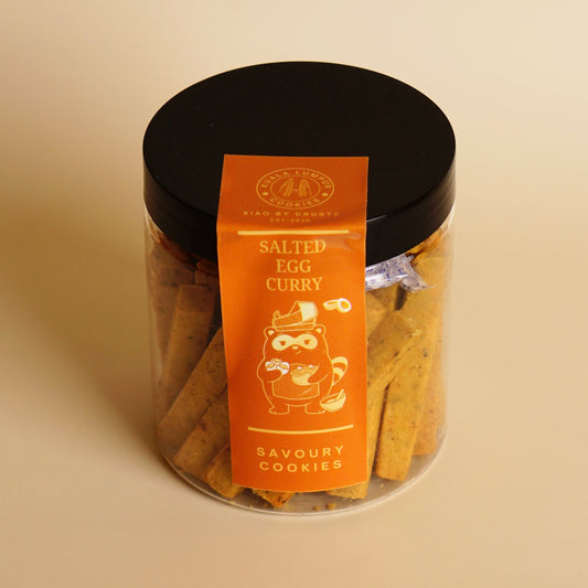 Salted Egg Curry Cookies